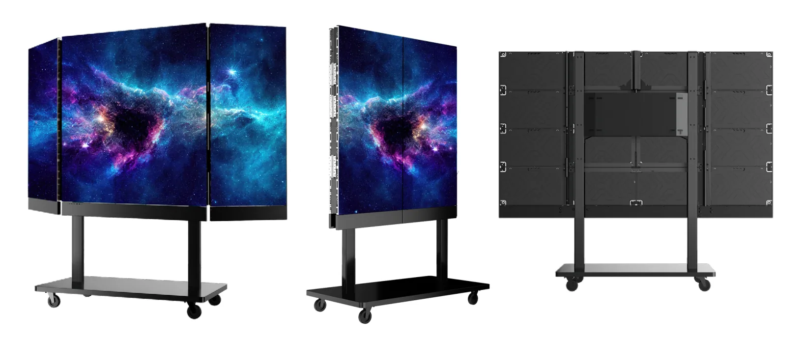 Foldable LED walls